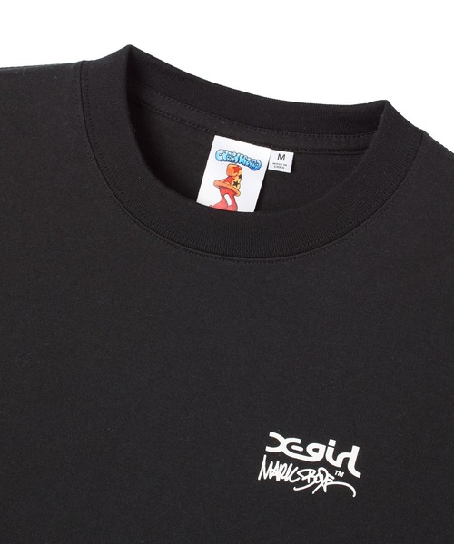 X-girl（エックスガール）の「X-girl × Mark Bode S/S TEE（Tシャツ/カットソー・レディース・ホワイト/ブラック・S/L/M）」の12枚目の写真