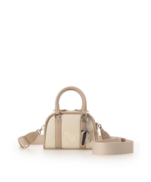 SAMANTHAVEGA（サマンサベガ）の「SAMANTHAVEGA×「VARZAR（バザール）」コラボコレクション ミニボストンバッグ（ショルダーバッグ・レディース・カーキ/ベージュ/ネイビー/ブラック・FREE）」の3枚目の写真