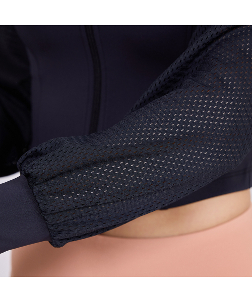 J.JANE（ジェイジェーン）の「メッシュスリーブクロップジャケット(ブラック)（ジャージ・レディース・その他・XS/S/M）」の5枚目の写真