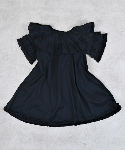 MARKEY'S（マーキーズ）の「フリルワンピース（ワンピース・キッズ・ブラック/レッド・90/150/140/130/120/110/100）」の13枚目の写真