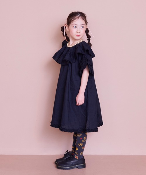 MARKEY'S（マーキーズ）の「フリルワンピース（ワンピース・キッズ・ブラック/レッド・90/150/140/130/120/110/100）」の17枚目の写真