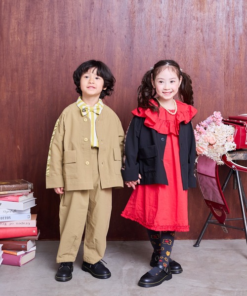 MARKEY'S（マーキーズ）の「フリルワンピース（ワンピース・キッズ・ブラック/レッド・90/150/140/130/120/110/100）」の12枚目の写真