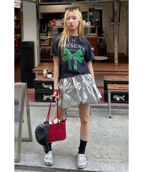 METAPHER(メタファ)の「METギフトプリント半袖Tシャツネイビー(Tシャツ/カットソー・レディース・その他・FREE)」の3枚目の写真