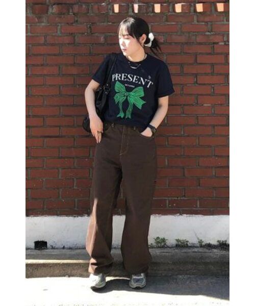 METAPHER(メタファ)の「METギフトプリント半袖Tシャツネイビー(Tシャツ/カットソー・レディース・その他・FREE)」の4枚目の写真