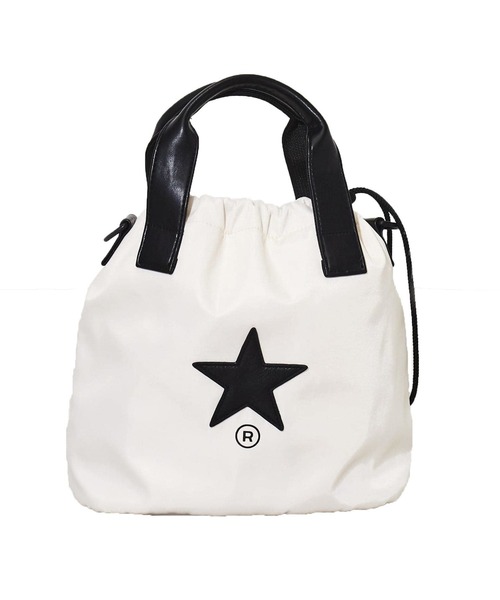 CONVERSE TOKYO(コンバーストウキョウ)の「SATIN BALLOON SHOULDER BAG(ショルダーバッグ・レディース・チャコールグレー/ブラック/ホワイト・FREE)」の2枚目の写真
