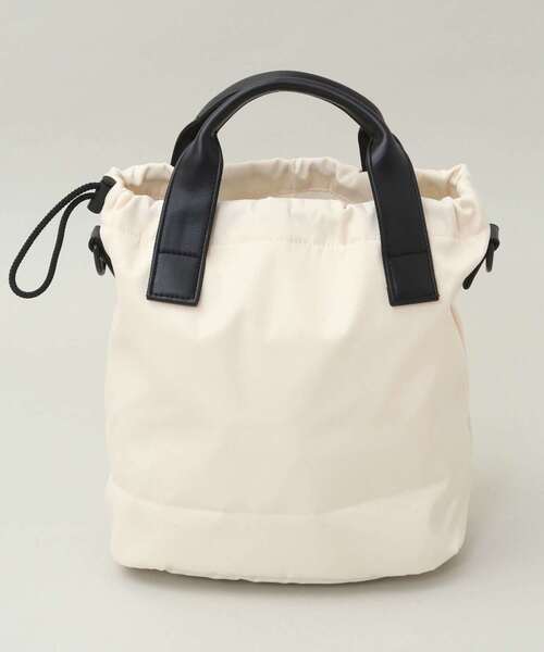 CONVERSE TOKYO(コンバーストウキョウ)の「SATIN BALLOON SHOULDER BAG(ショルダーバッグ・レディース・チャコールグレー/ブラック/ホワイト・FREE)」の16枚目の写真