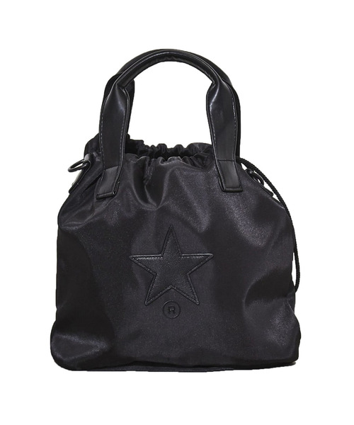 CONVERSE TOKYO（コンバーストウキョウ）の「SATIN BALLOON SHOULDER BAG（ショルダーバッグ・レディース・チャコールグレー/ブラック・FREE）」の7枚目の写真