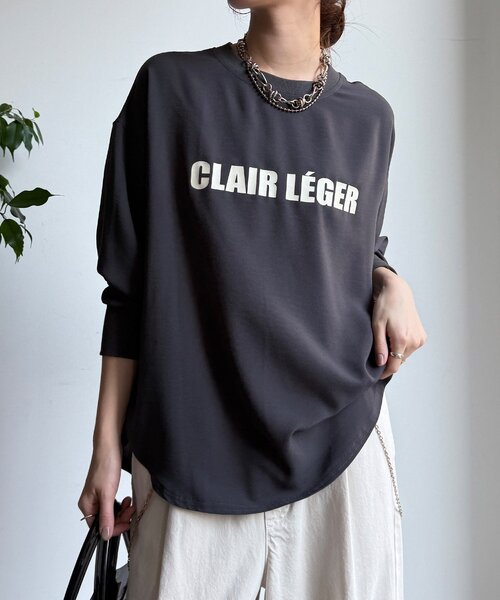 DouDou（ドゥドゥ）の「袖リブバックボタンジョーゼットロゴプルオーバー（シャツ/ブラウス・レディース・ライトグレー/オフホワイト/チャコールグレー・FREE）」の21枚目の写真