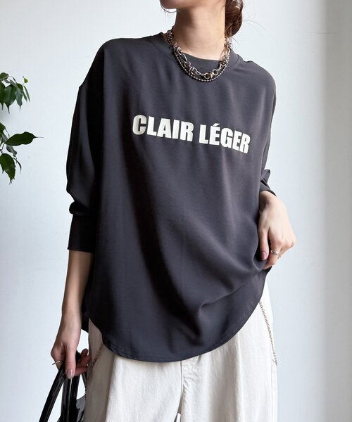 DouDou（ドゥドゥ）の「袖リブバックボタンジョーゼットロゴプルオーバー（シャツ/ブラウス・レディース・ライトグレー/オフホワイト/チャコールグレー・FREE）」の22枚目の写真