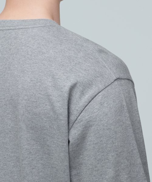 MUSINSA STANDARD（ムシンサスタンダード）の「レイヤードクルーネックTシャツ_通常丈 [ミディアムグレー]（Tシャツ/カットソー・メンズ・その他・XX-LARGE/LARGE/MEDIUM/SMALL/X-LARGE）」の7枚目の写真