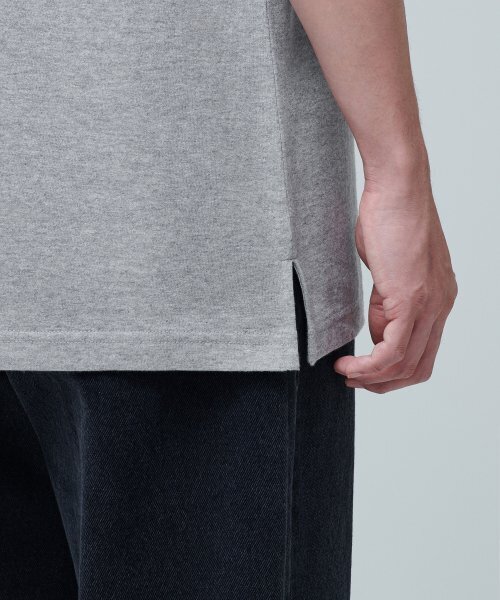 MUSINSA STANDARD（ムシンサスタンダード）の「レイヤードクルーネックTシャツ_通常丈 [ミディアムグレー]（Tシャツ/カットソー・メンズ・その他・XX-LARGE/LARGE/MEDIUM/SMALL/X-LARGE）」の8枚目の写真