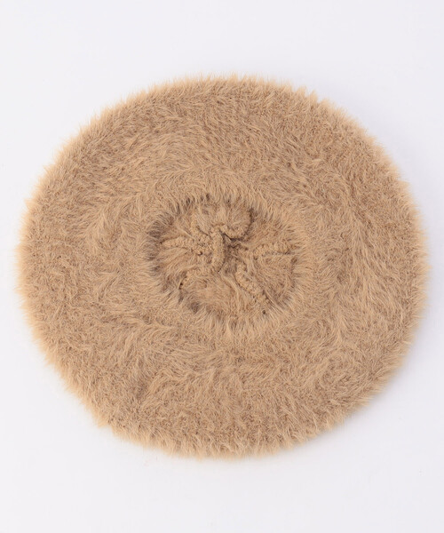 FREAK'S STORE（フリークスストア）の「モヘアライクベレー帽（ハンチング/ベレー帽・レディース・オフホワイト/ブラック/ベージュ・ONE SIZE）」の7枚目の写真