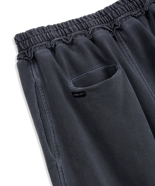 OPEN Yy（オープンワイワイ）の「【OPEN YY】CURVED ZIP SWEAT PANTS（スウェットパンツ・レディース・オフホワイト/ダークネイビー・M/S）」の11枚目の写真