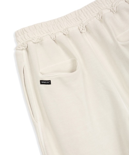 OPEN Yy（オープンワイワイ）の「【OPEN YY】CURVED ZIP SWEAT PANTS（スウェットパンツ・レディース・オフホワイト/ダークネイビー・M/S）」の19枚目の写真