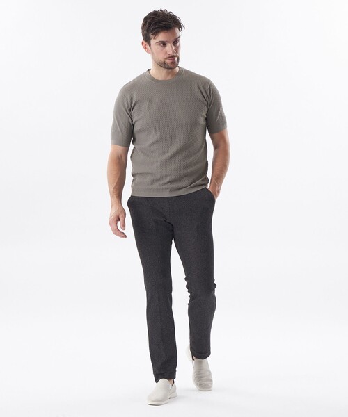 EPOCA UOMO(エポカウォモ)の「アセテートニットT(ニット/セーター・メンズ・グレー/パープル系その他7/ダークネイビー・46/48)」の11枚目の写真
