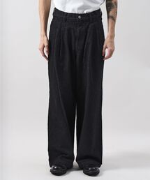 FFEIN（フェイン）の「【FFEIN（フェイン）】13oz ワイドストレートタックデニムパンツ / デニム パンツ ボトムス ワイドシルエット デニム スラブ 【セットアップ対応】（その他パンツ）」