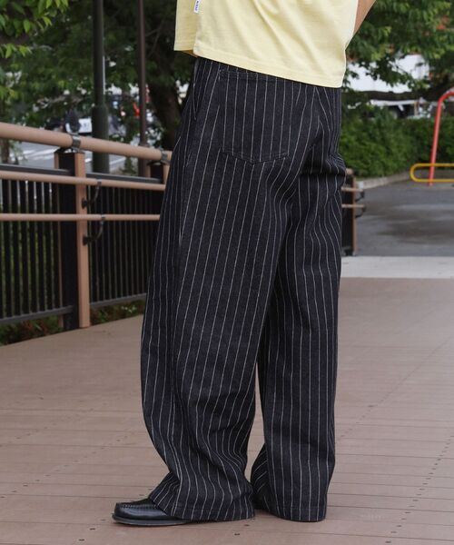 FFEIN(フェイン)の「【FFEIN(フェイン)】13oz ワイドストレートスラブデニムタックワイドパンツ /ボトムス ワイドシルエット【セットアップ対応】(その他パンツ・メンズ・その他1/ブラック/ネイビー/ベージュ・MEDIUM/SMALL/X-SMALL/LARGE)」の7枚目の写真