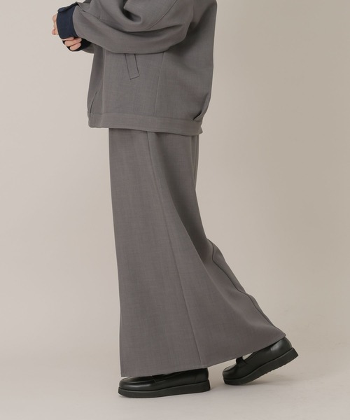 GLOBAL WORK（グローバルワーク）の「ナロースカート/650199（スカート・レディース・ライトベージュ/チャコールグレー・LARGE/MEDIUM）」の20枚目の写真