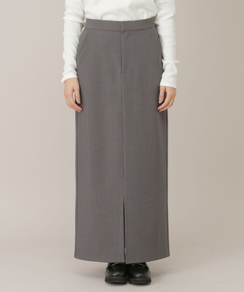 GLOBAL WORK（グローバルワーク）の「ナロースカート/650199（スカート・レディース・ライトベージュ/チャコールグレー・LARGE/MEDIUM）」の5枚目の写真