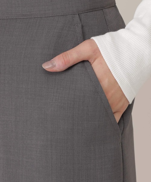 GLOBAL WORK（グローバルワーク）の「ナロースカート/650199（スカート・レディース・ライトベージュ/チャコールグレー・LARGE/MEDIUM）」の11枚目の写真