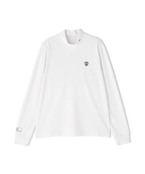 PEARLY GATES(パーリーゲイツ)の「【PEARLY GATES】ポリエステルベア天竺長袖ハイネックカットソー(Tシャツ/カットソー・レディース・ネイビー/ホワイト・SMALL/MEDIUM/LARGE)」の7枚目の写真