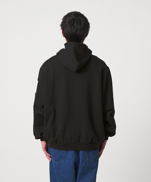 CITEN(シテン)の「<CITEN>フレンチミリタリースウェットパーカー(パーカー・メンズ・ライトグレー/ブラック・M/L)」の10枚目の写真