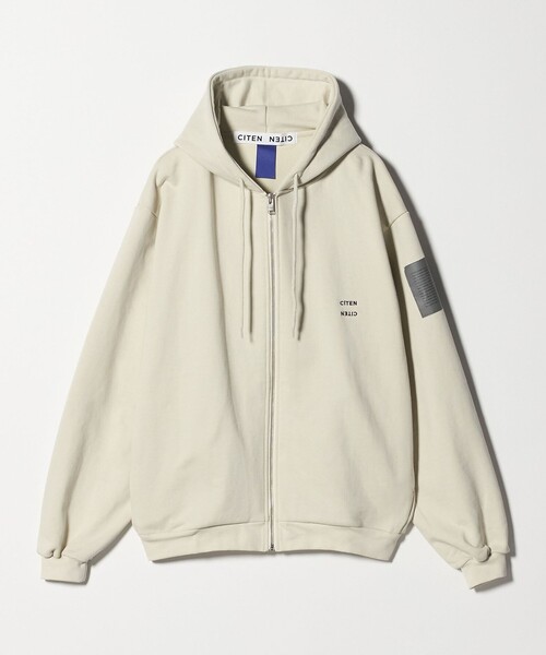 CITEN(シテン)の「<CITEN>フレンチミリタリースウェットパーカー(パーカー・メンズ・ライトグレー/ブラック・M/L)」の11枚目の写真