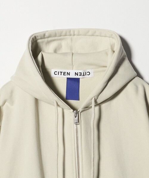 CITEN(シテン)の「<CITEN>フレンチミリタリースウェットパーカー(パーカー・メンズ・ライトグレー/ブラック・M/L)」の13枚目の写真