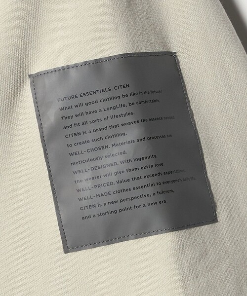 CITEN(シテン)の「<CITEN>フレンチミリタリースウェットパーカー(パーカー・メンズ・ライトグレー/ブラック・M/L)」の17枚目の写真
