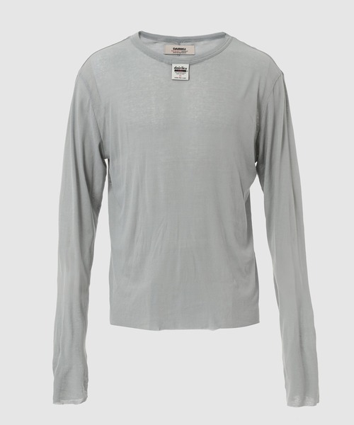 DAIRIKU(ダイリク)の「DaisySkelton Rib Tag Tee(Tシャツ/カットソー・メンズ・ホワイト/イエロー/グリーン系その他/ブラック・L)」の4枚目の写真