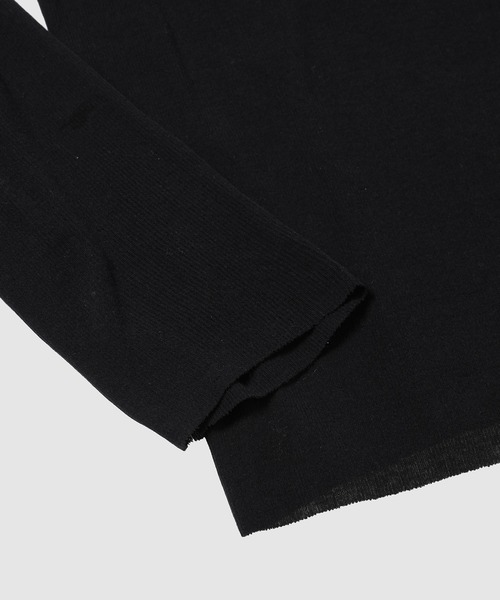 DAIRIKU(ダイリク)の「DaisySkelton Rib Tag Tee(Tシャツ/カットソー・メンズ・ホワイト/イエロー/グリーン系その他/ブラック・L)」の12枚目の写真