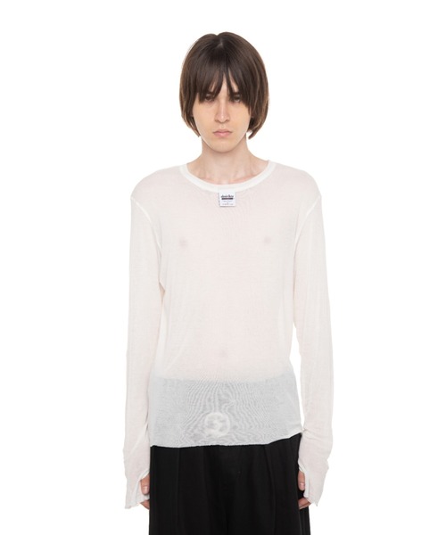 DAIRIKU(ダイリク)の「DaisySkelton Rib Tag Tee(Tシャツ/カットソー・メンズ・ホワイト/イエロー/グリーン系その他/ブラック・L)」の6枚目の写真