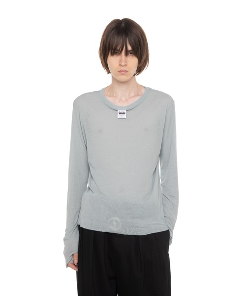 DAIRIKU(ダイリク)の「DaisySkelton Rib Tag Tee(Tシャツ/カットソー・メンズ・ホワイト/イエロー/グリーン系その他/ブラック・L)」の8枚目の写真