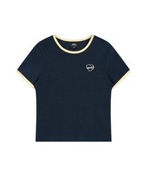 EMIS（イミス）の「(W) HEART LOGO RINGER T-SHIRT（Tシャツ/カットソー）」