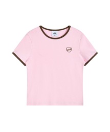EMIS（イミス）の「(W) HEART LOGO RINGER T-SHIRT（Tシャツ/カットソー）」