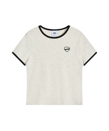 EMIS（イミス）の「(W) HEART LOGO RINGER T-SHIRT（Tシャツ/カットソー）」