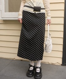 Birthday room（バースデイルーム）の「ドットIラインロングスカート/dot I-line long skirt（スカート）」