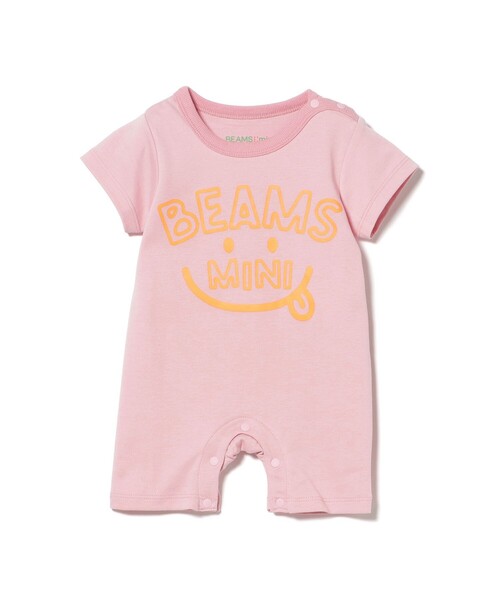 BEAMS mini（ビームスミニ）の「ベビー スマイル ロンパース 2026SS（70～80cm）（ロンパース・キッズ・ミント/イエロー系その他4/ピンク/ライトグレー・80/70）」の15枚目の写真