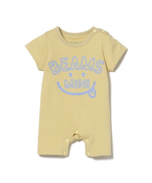 BEAMS mini（ビームスミニ）の「ベビー スマイル ロンパース 2026SS（70～80cm）（ロンパース・キッズ・ミント/イエロー系その他4/ピンク/ライトグレー・80/70）」の8枚目の写真