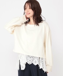 studio CLIP | レースキャミソールセットプルオーバー(Tシャツ/カットソー)