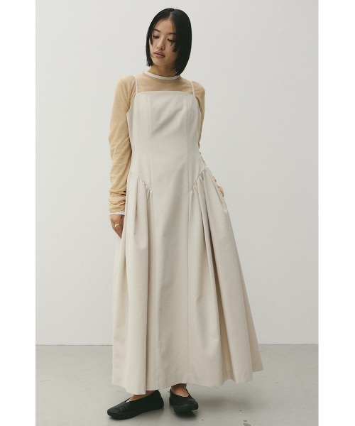 STYLEMIXER(スタイルミキサー)の「パネルキャミワンピース(ワンピース・レディース・ブラック/ライトベージュ・SMALL/MEDIUM)」の15枚目の写真