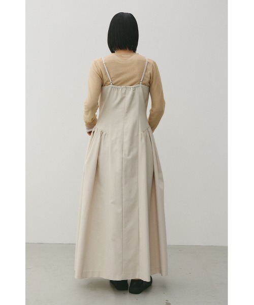 STYLEMIXER(スタイルミキサー)の「パネルキャミワンピース(ワンピース・レディース・ブラック/ライトベージュ・SMALL/MEDIUM)」の16枚目の写真