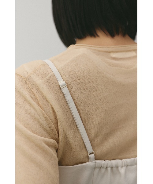 STYLEMIXER(スタイルミキサー)の「パネルキャミワンピース(ワンピース・レディース・ブラック/ライトベージュ・SMALL/MEDIUM)」の22枚目の写真