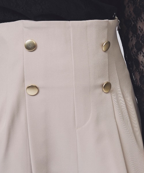 SWINGLE（スウィングル）の「ハイウエストタックワイドパンツ（その他パンツ・レディース・ダークブルー/ベージュ/ライトグレー・MEDIUM/SMALL）」の10枚目の写真