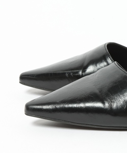 LOWRYS FARM（ローリーズファーム）の「ストラップポインテッドフラットシューズ 645979（サンダル・レディース・ブラック/ブラウン・MEDIUM/LARGE）」の10枚目の写真