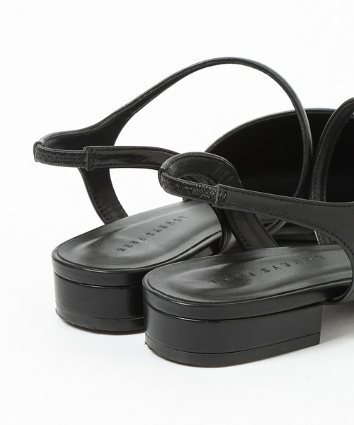 LOWRYS FARM（ローリーズファーム）の「ストラップポインテッドフラットシューズ 645979（サンダル・レディース・ブラック/ブラウン・MEDIUM/LARGE）」の13枚目の写真