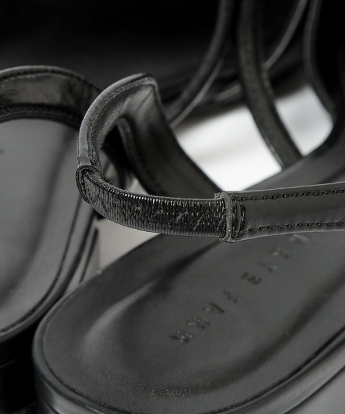 LOWRYS FARM（ローリーズファーム）の「ストラップポインテッドフラットシューズ 645979（サンダル・レディース・ブラック/ブラウン・MEDIUM/LARGE）」の14枚目の写真