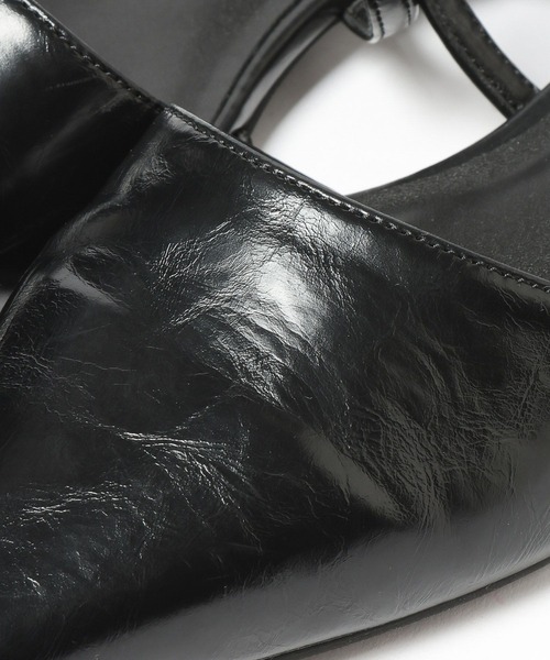 LOWRYS FARM（ローリーズファーム）の「ストラップポインテッドフラットシューズ 645979（サンダル・レディース・ブラック/ブラウン・MEDIUM/LARGE）」の15枚目の写真