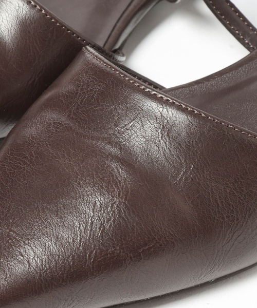 LOWRYS FARM（ローリーズファーム）の「ストラップポインテッドフラットシューズ 645979（サンダル・レディース・ブラック/ブラウン・MEDIUM/LARGE）」の16枚目の写真