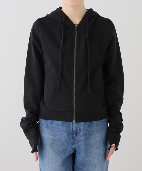 entire studios(エンタイアスタジオ)の「ENTIRE STUDIOS / エンタイアスタジオ LIGHTWEIGHT CROPPED ZIP-UP(パーカー・レディース・ブラック/グレー・SMALL)」の10枚目の写真